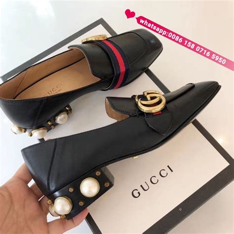 gucci pearl|Gucci pearl loafer.